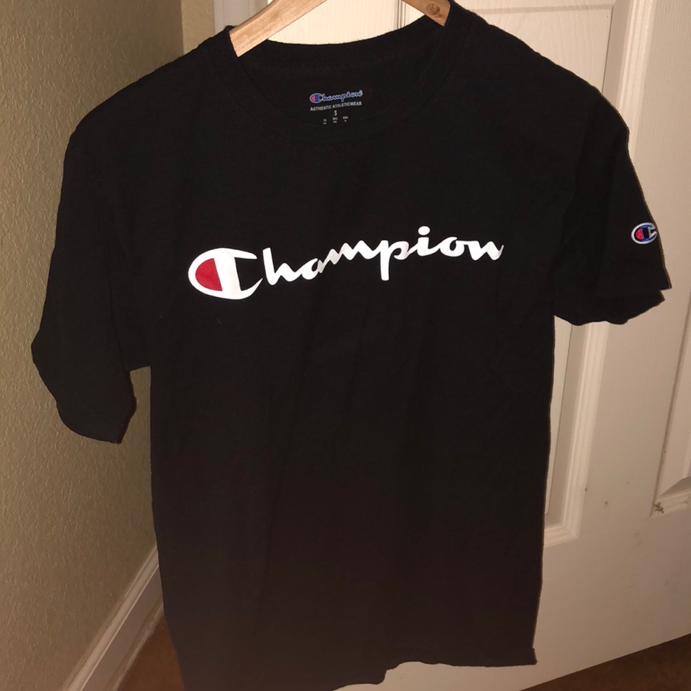 CHAMPION Black Authentic T-shirt